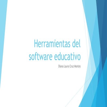 Hewrramientas del software educativo