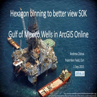 Hexagon binning for petroleum data