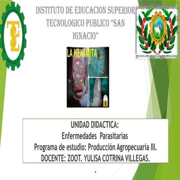 enfermedades causadas por parasitos. Hexamitas,histomaniasis .pptx