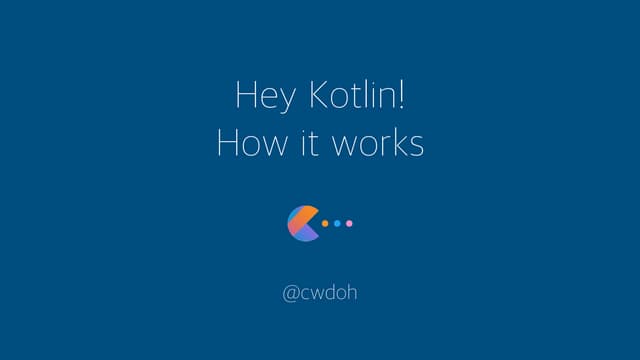 Kotlin, 어떻게 동작하나요