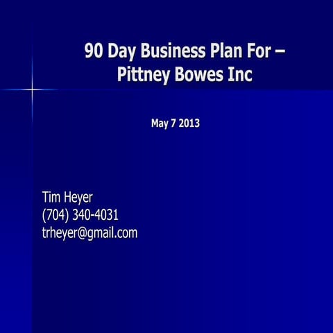 Sales: 30-60-90 Day Plan