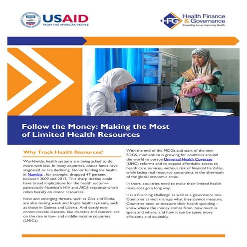 Follow the Money: Making the Most of Limited Health Resources | PDF