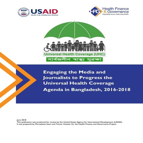 Engaging the Media and Journalists to Progress the Universal Health
