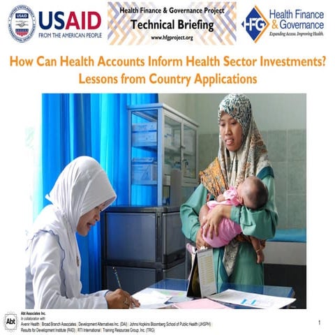 How can health accounts inform health sector investments? Lessons from countr...