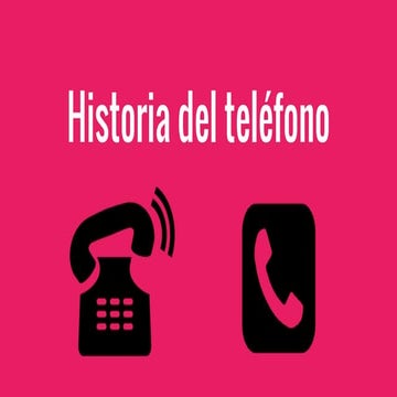 Historia del teléfono