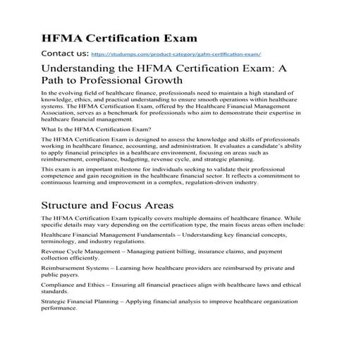 HFMA Certification Exam – Study Guide.docx