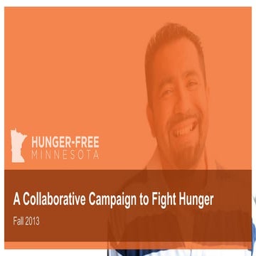 Hunger-Free Minnesota - Introduction