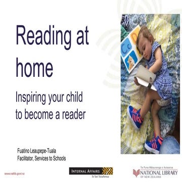 Holy Family School Reading Evening with Fuatino Leaupepe-Tuala