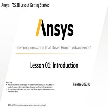 Comprehensive Guide to Viewing and Visibility in Ansys HFSS 3D Layout | PDF