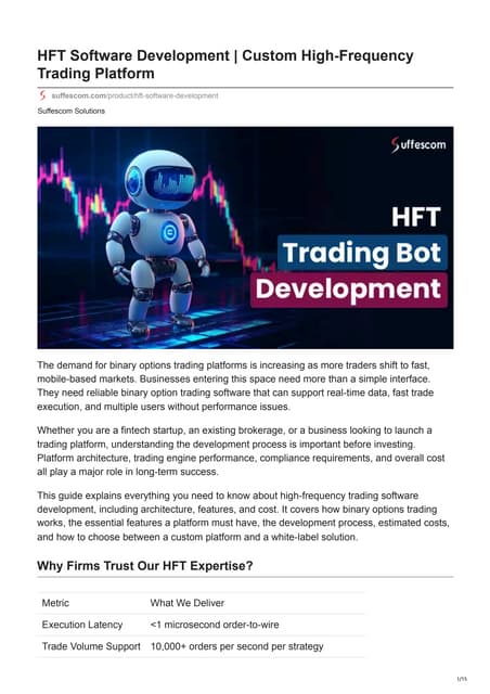 High frequency trading | DOCX