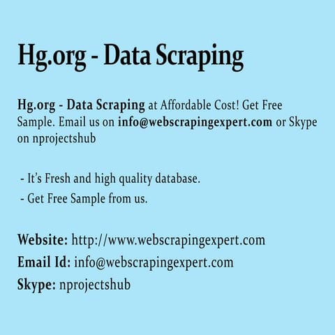 Hg.org   data scraping