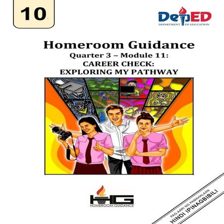 Homeroom Guidance Quarter 3- Module 11: Career Check