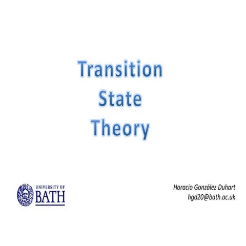 Transition State Theory
