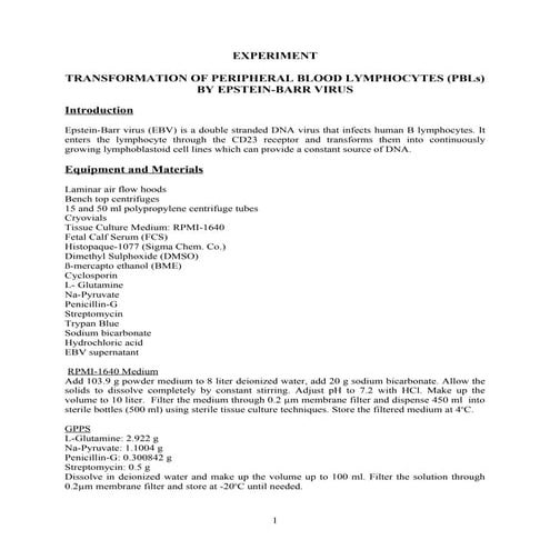 Methods in molecular Biology