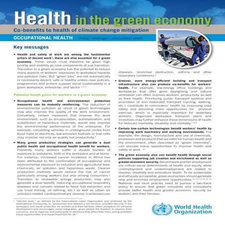 Climate change and occupational safety and health. | PDF