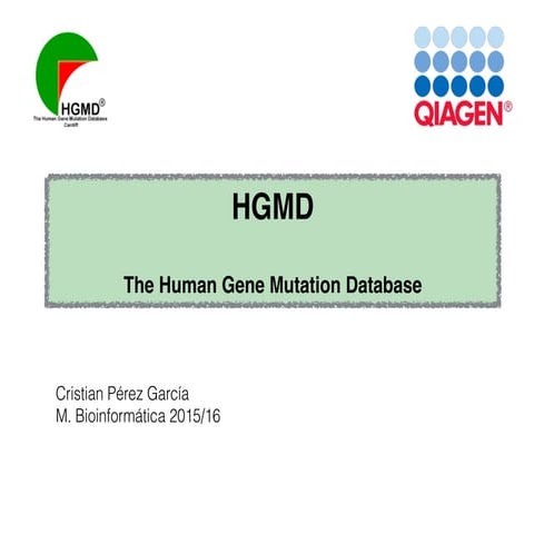Human Gene Mutation Database