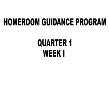 Homeroom Guidance grade 7hhhhhhhhhhhhhhh