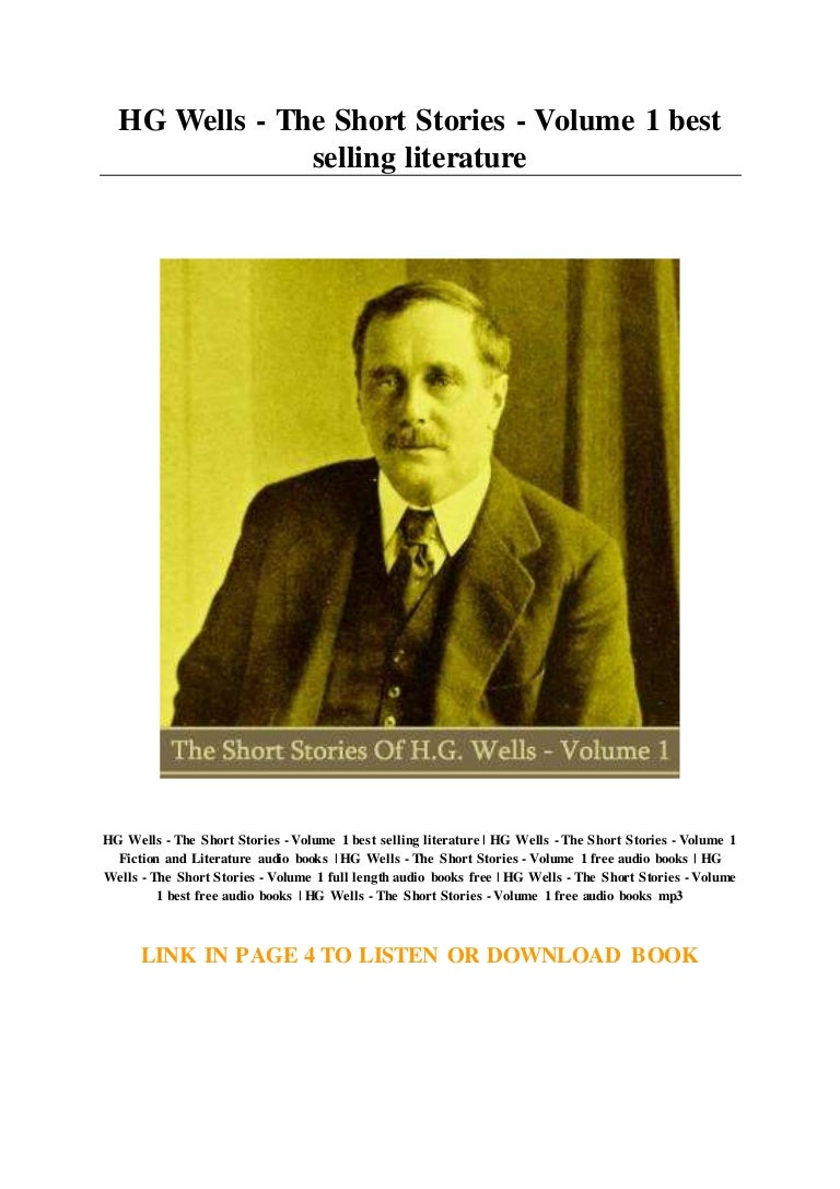 Hg Wells The Short Stories Volume 1 Best Selling Literature