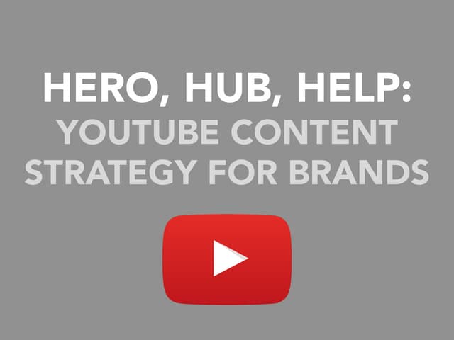 Hero Hub Help - YouTube Content Str...