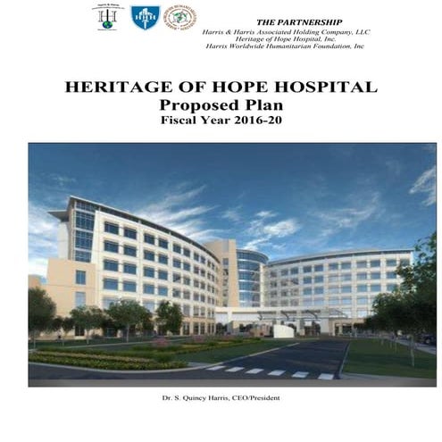 Heritage of Hope Hospital Proposed Plan-1