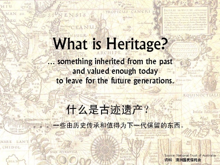 What Is Heritage?