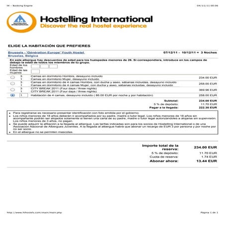 Possible alberg a Brusel·les