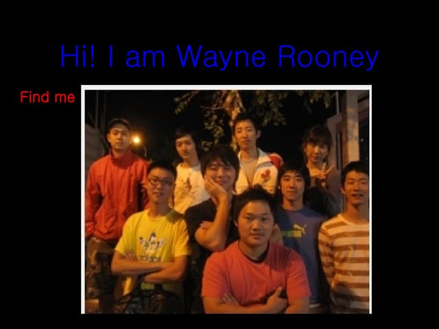 Hi! I Am Wayne Rooney