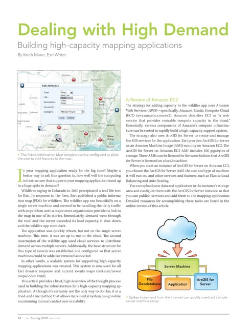 Dealing with High Demand--Building high-capacity mapping applications
