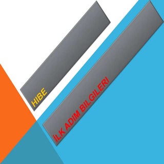 Hi̇be destekle ri   tanıtım sunumu ...