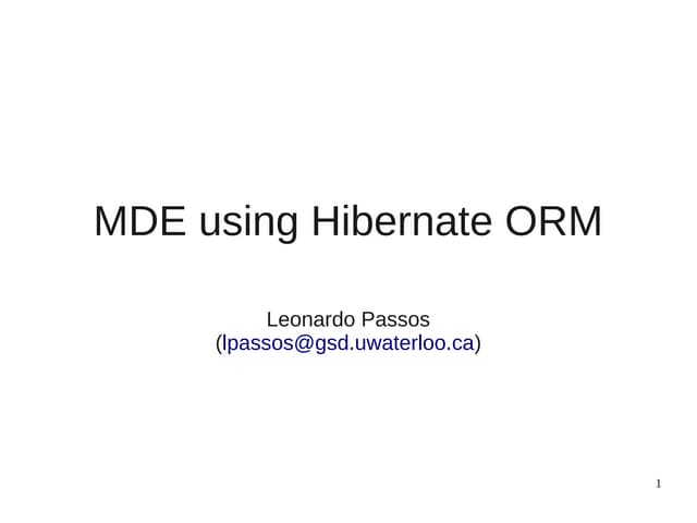 Hibernate