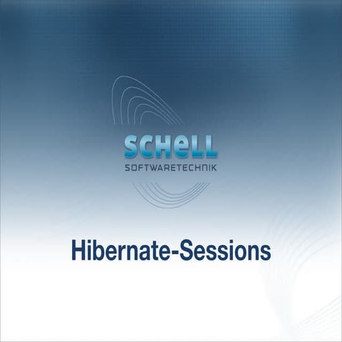 Auszug Seminarunterlagen "Hibernate 3.x"