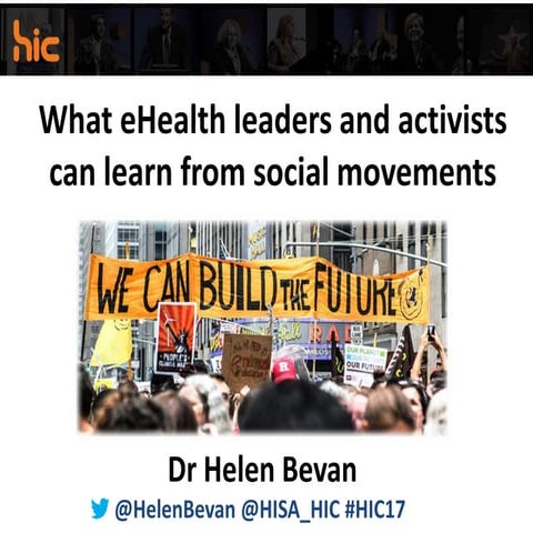 What eHealth leaders and activists can learn from social movements