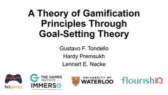 A Theory of Gamification Principles Through Goal-Setting Theory