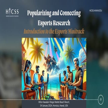 Esport – podstawowe obszary badań (wykład) | PDF