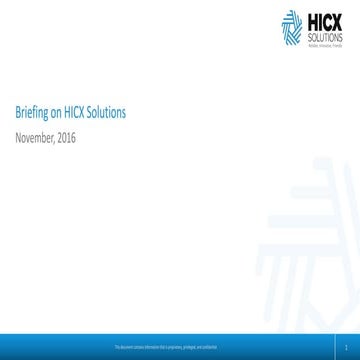Hicx briefing (nov16)