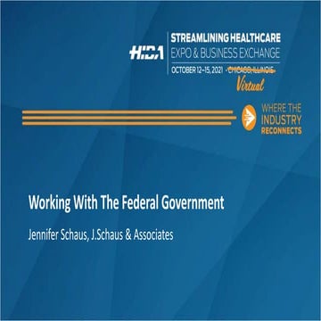 HIDA - Expo & Business Exchange: Working With the Federal Government