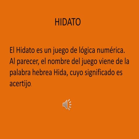 Hidato | PPTX