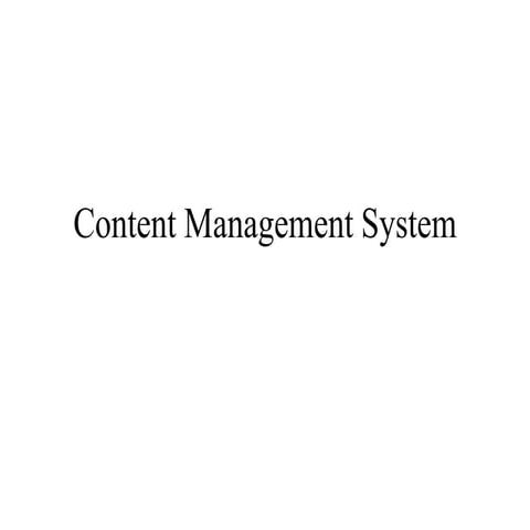 Hid content management systems