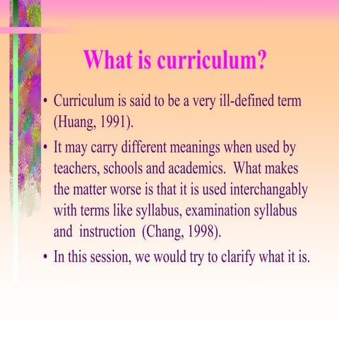 Hidden curriculum