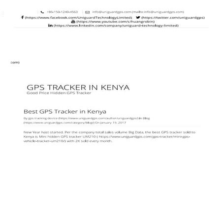 Hidden gps tracker in kenya
