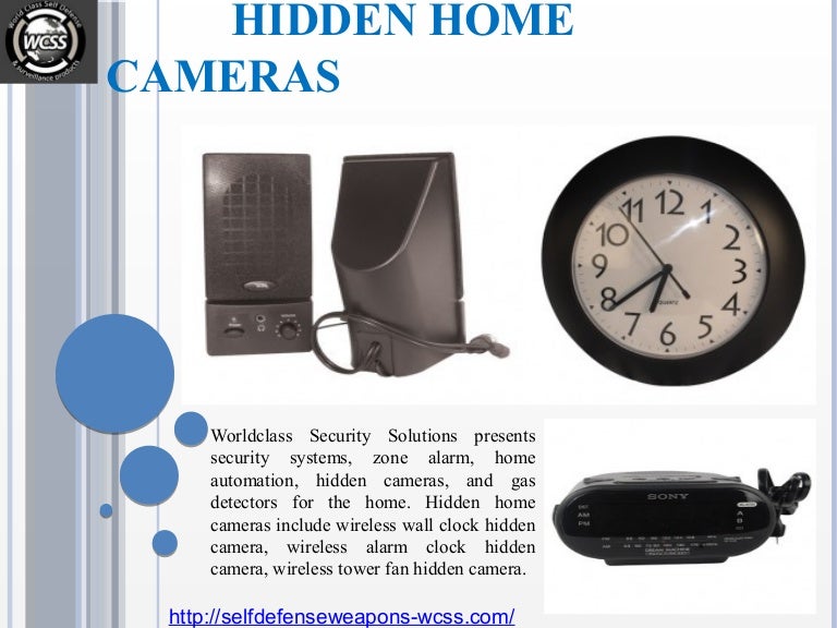 Hidden home cameras