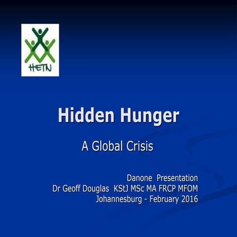 Is Hidden Hunger A Real Thing Hidden Hunger | PPT
