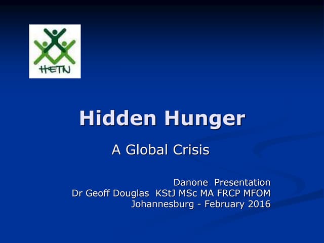 Is Hidden Hunger A Real Thing Hidden Hunger | PPT