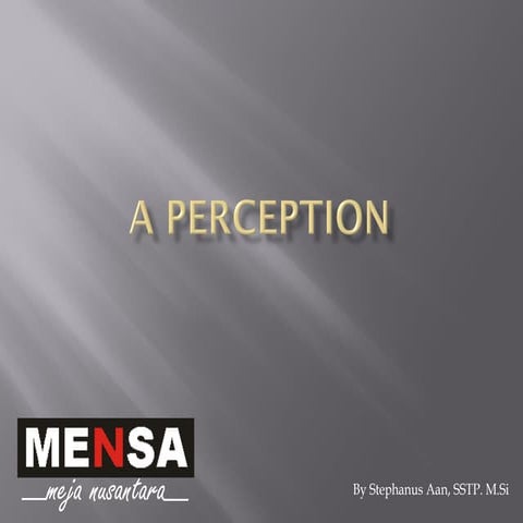 Hidden images for an perception | PDF