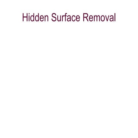 Hidden Surface Removal.pptx