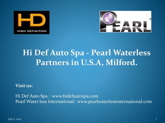 Pearl waterless international | PPTX