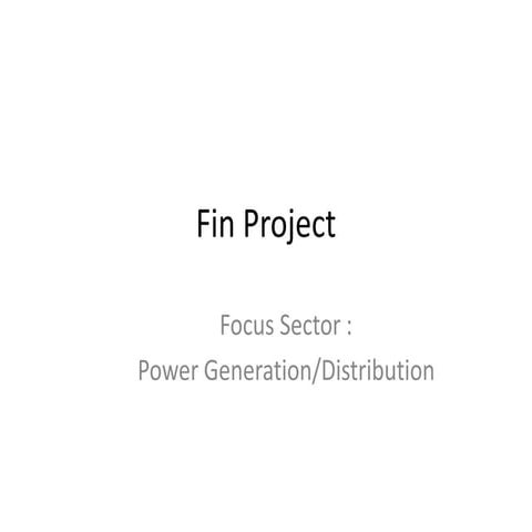 Hid fin project