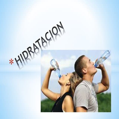 Hidratacion