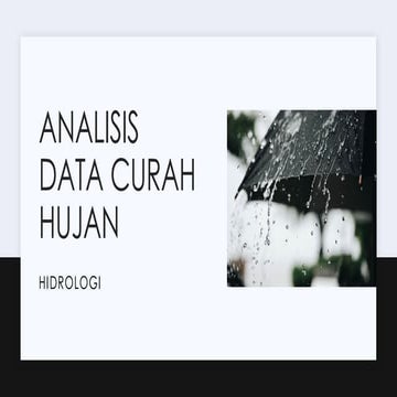 Menghitung Curah hujan rata-rata dengan Metode aljabar | PPTX