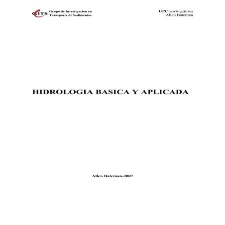 Hidrologia basica upc